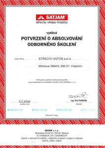 certifikát Martin 2